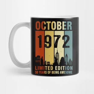 October 1972 Limited Edition 50 Years Of Being Awesome Mug